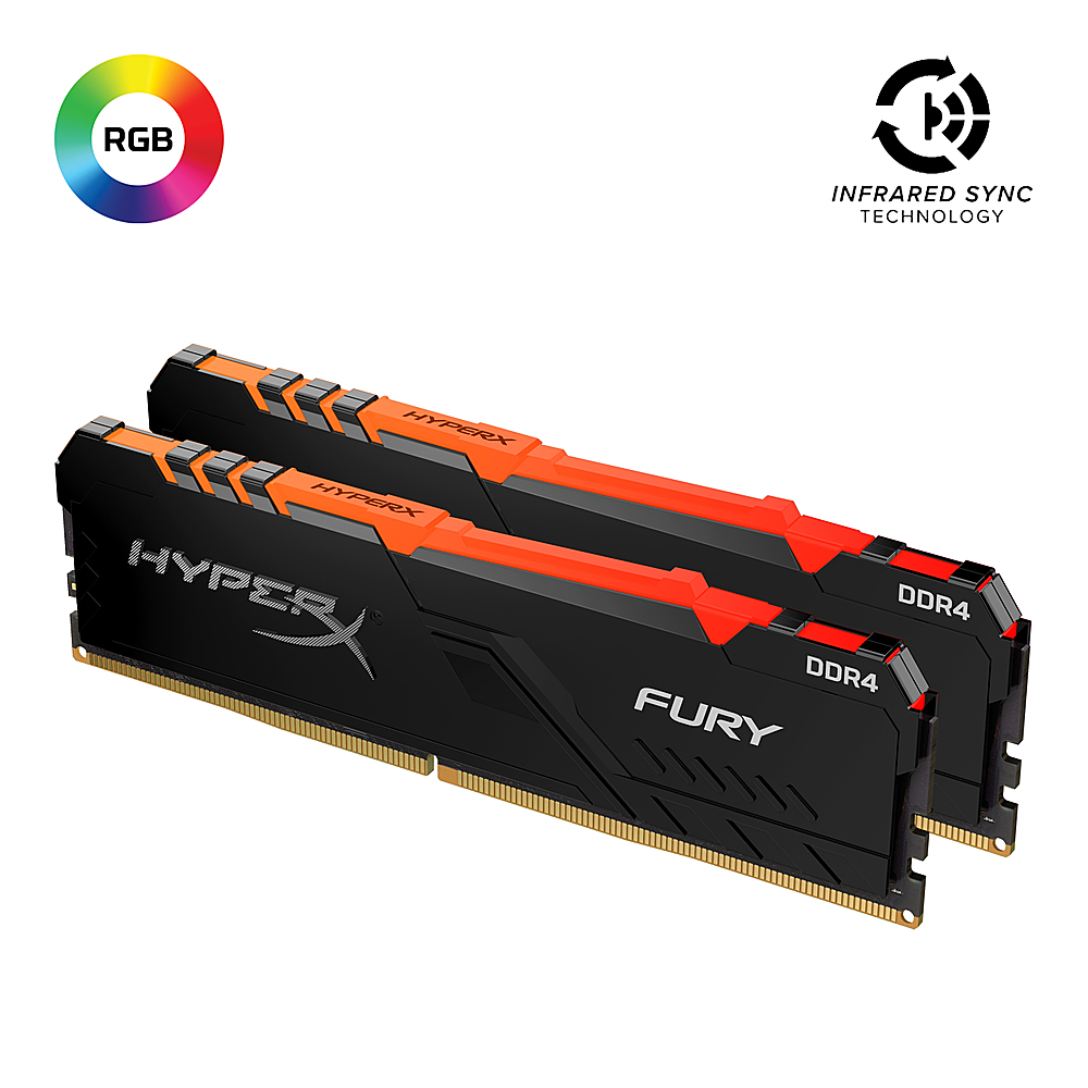 HyperX FURY HX430C15FB3AK2 / 16 16GB (2 x 8GB) 3000MHz DDR4 DIMM Kit de memoria de escritorio con RGB