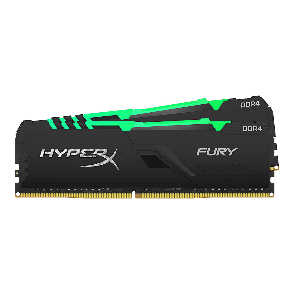 HyperX FURY HX432C16FB3AK2/16 16GB (2 x 8GB) 3200MHz DDR4 DIMM Desktop Memory Kit with RGB