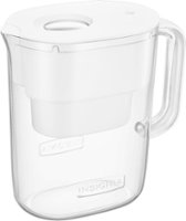 Insignia™ - 10-Cup Water Filtration Pitcher - White - Angle_Zoom