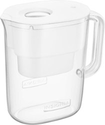 Insignia™ - 10-Cup Water Filtration Pitcher - White - Angle_Zoom