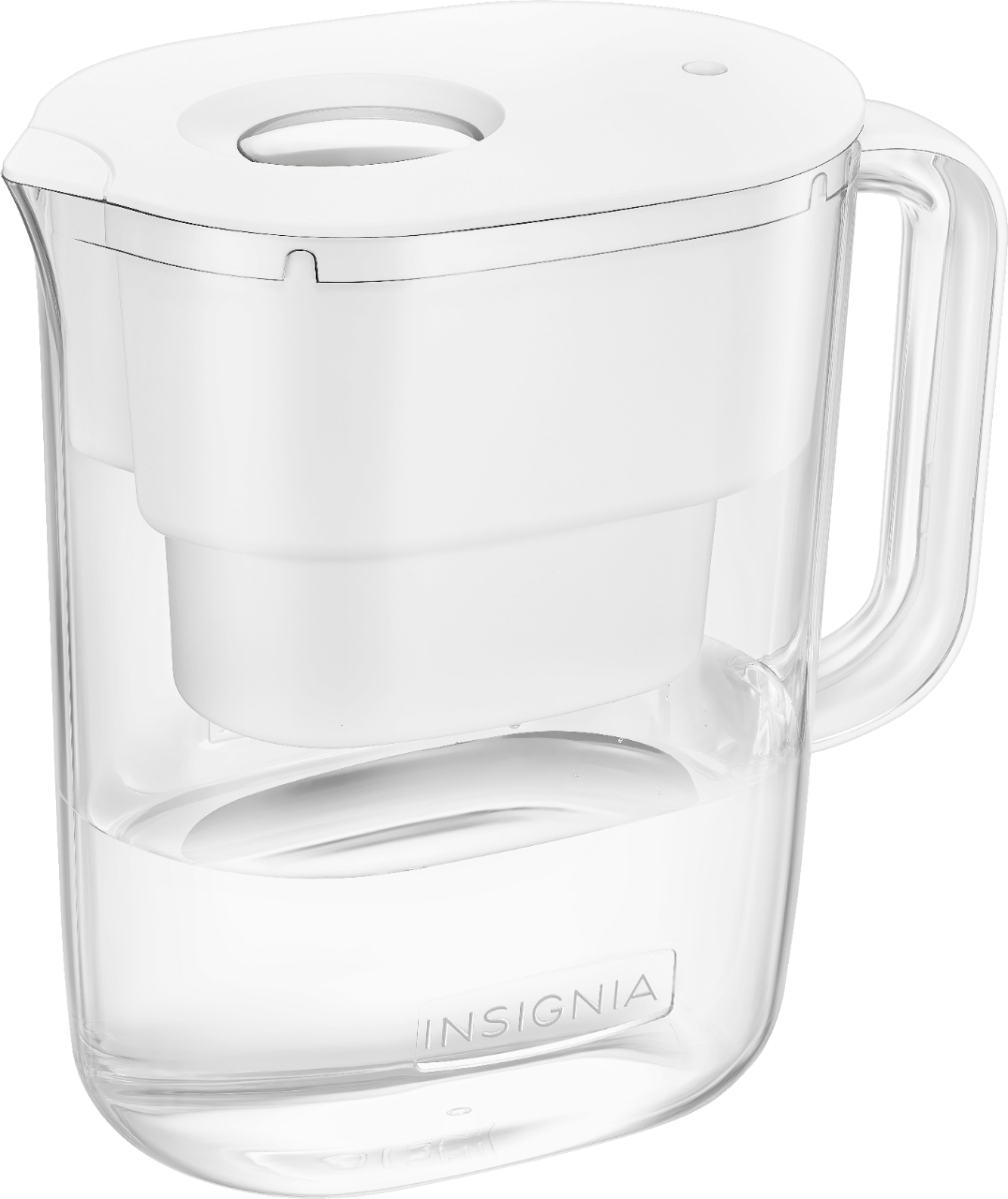  Brita Large Water Filter Pitcher for Tap and Drinking Water + 1  Standard Filter, Lasts 2 Months, 10-Cup Capacity, White