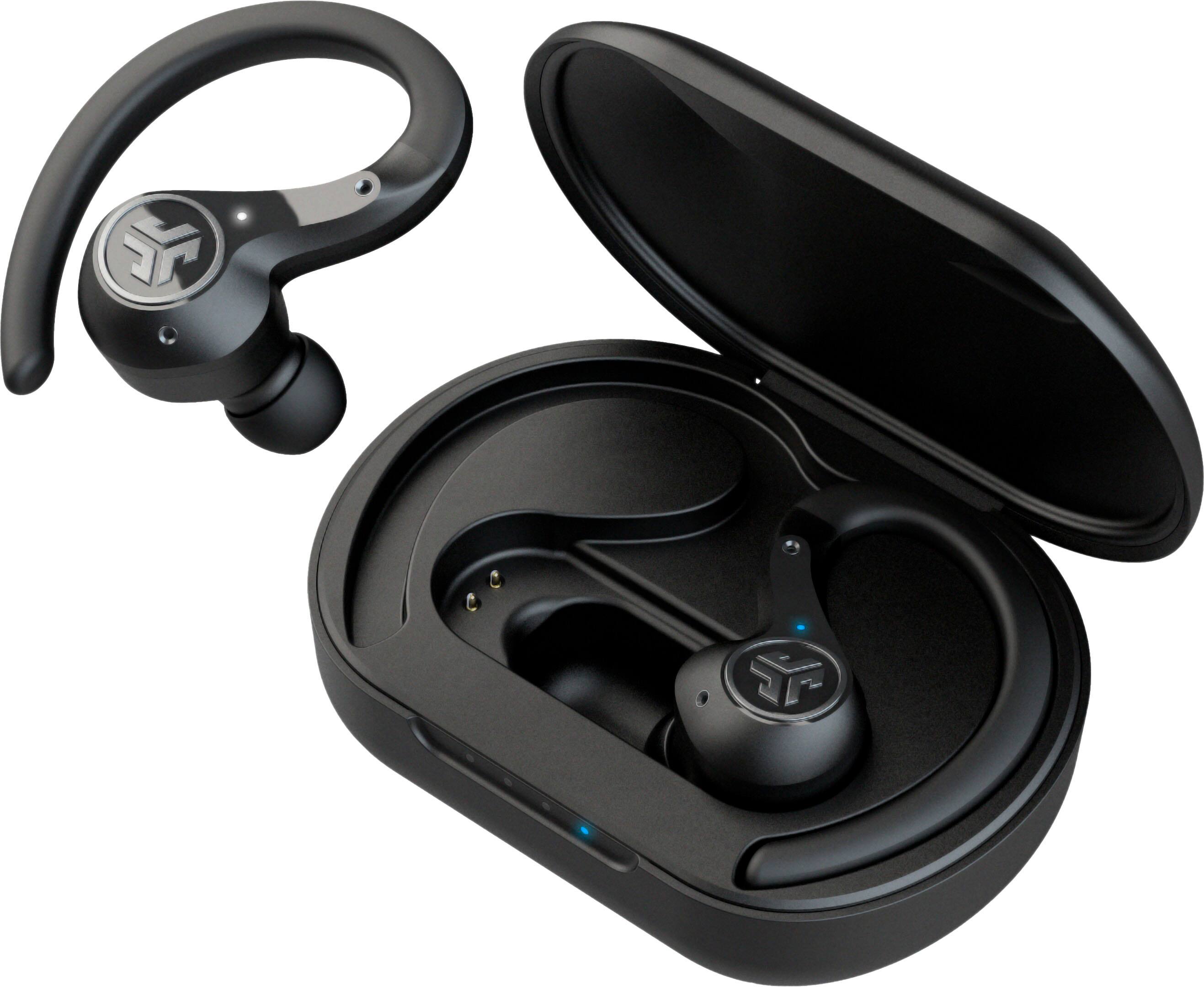 Left. JLab - Epic Air Sport ANC True Wireless Earbuds - Black.