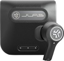 JLab - Epic Air ANC True Wireless Earbuds - Black - Front_Zoom