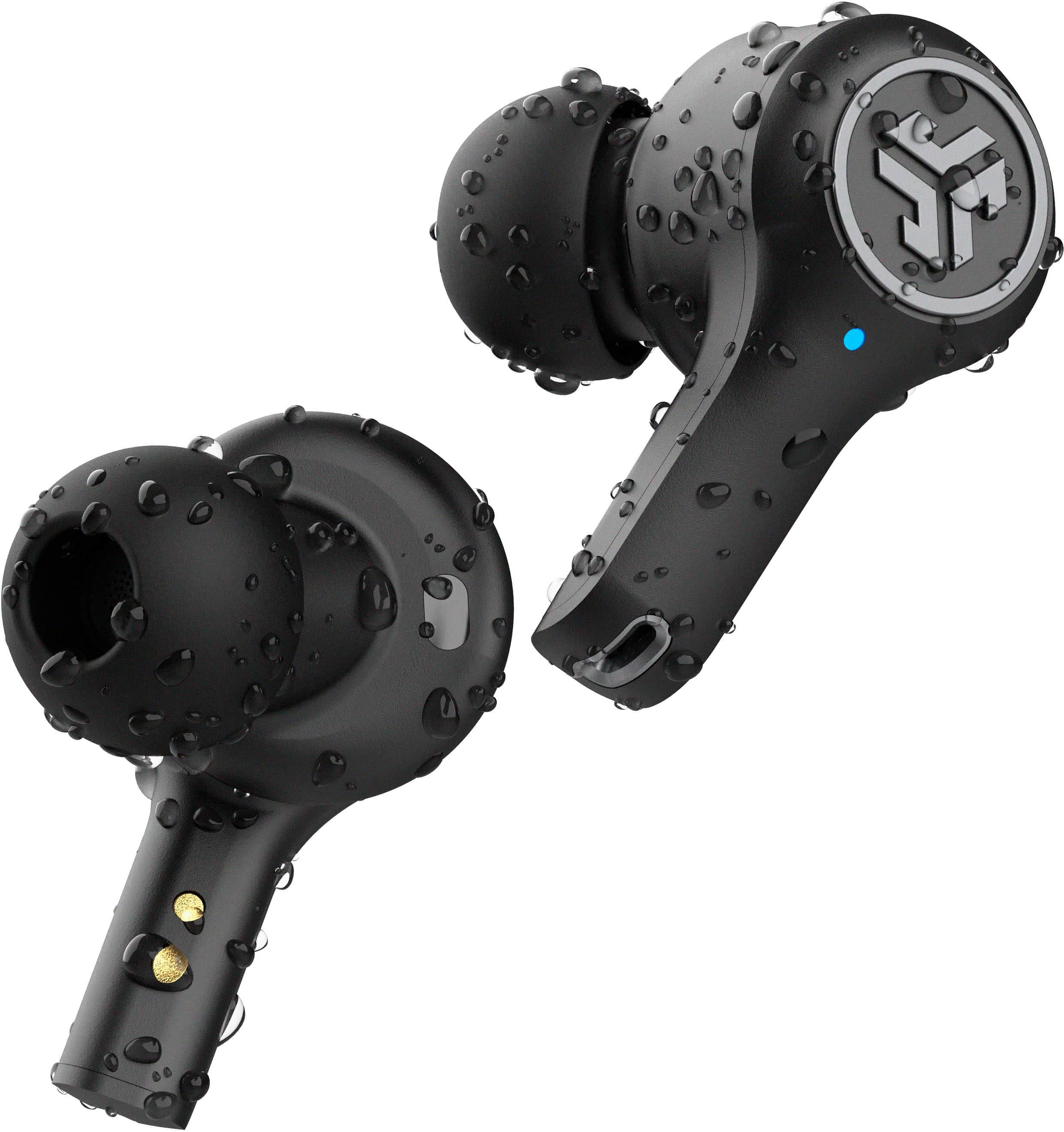 Alt View 15. JLab - Epic Air ANC True Wireless Earbuds - Black.