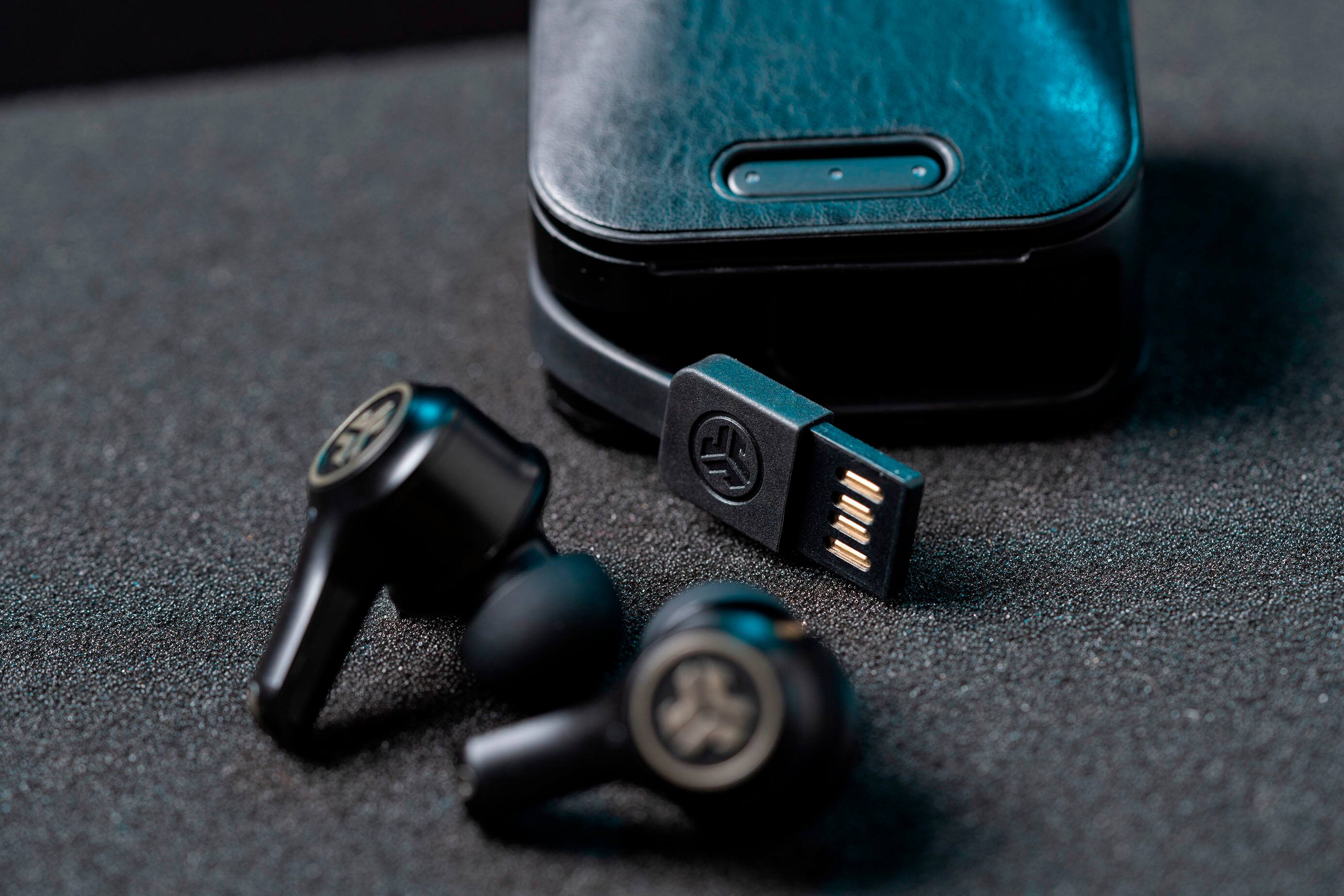 Alt View 17. JLab - Epic Air ANC True Wireless Earbuds - Black.
