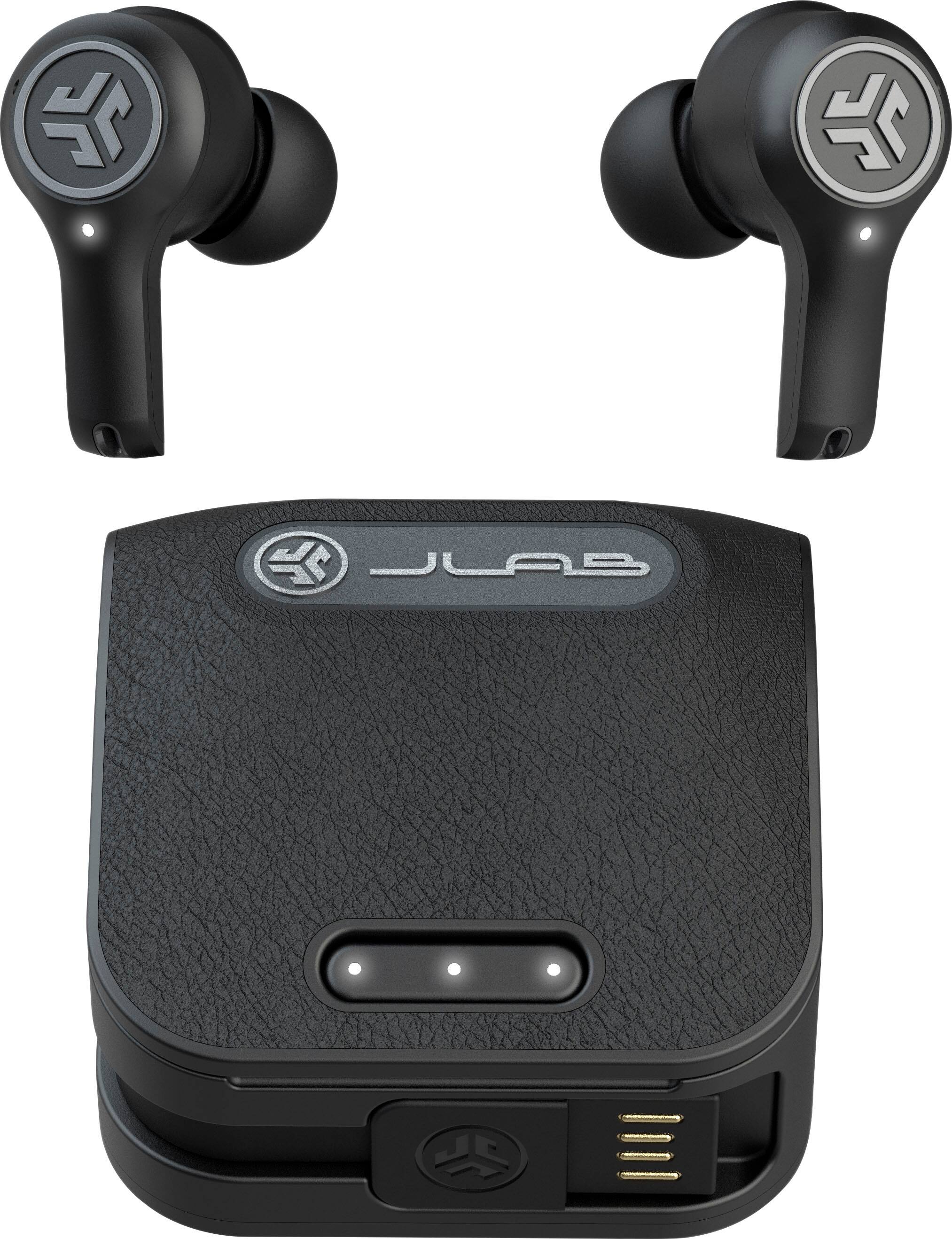 Left. JLab - Epic Air ANC True Wireless Earbuds - Black.