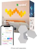 Nanoleaf Shapes - Hexagons Expansion (3pk) - Multicolor - Front_Zoom