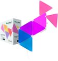 Front Zoom. Nanoleaf Shapes - Triangles Smarter Kit (7 panels) - Multicolor.