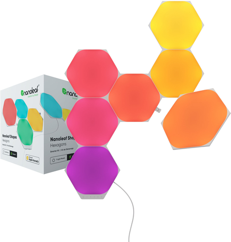 Nanoleaf Shapes – Hexagons Smarter Kit (7 panels) – Multicolor