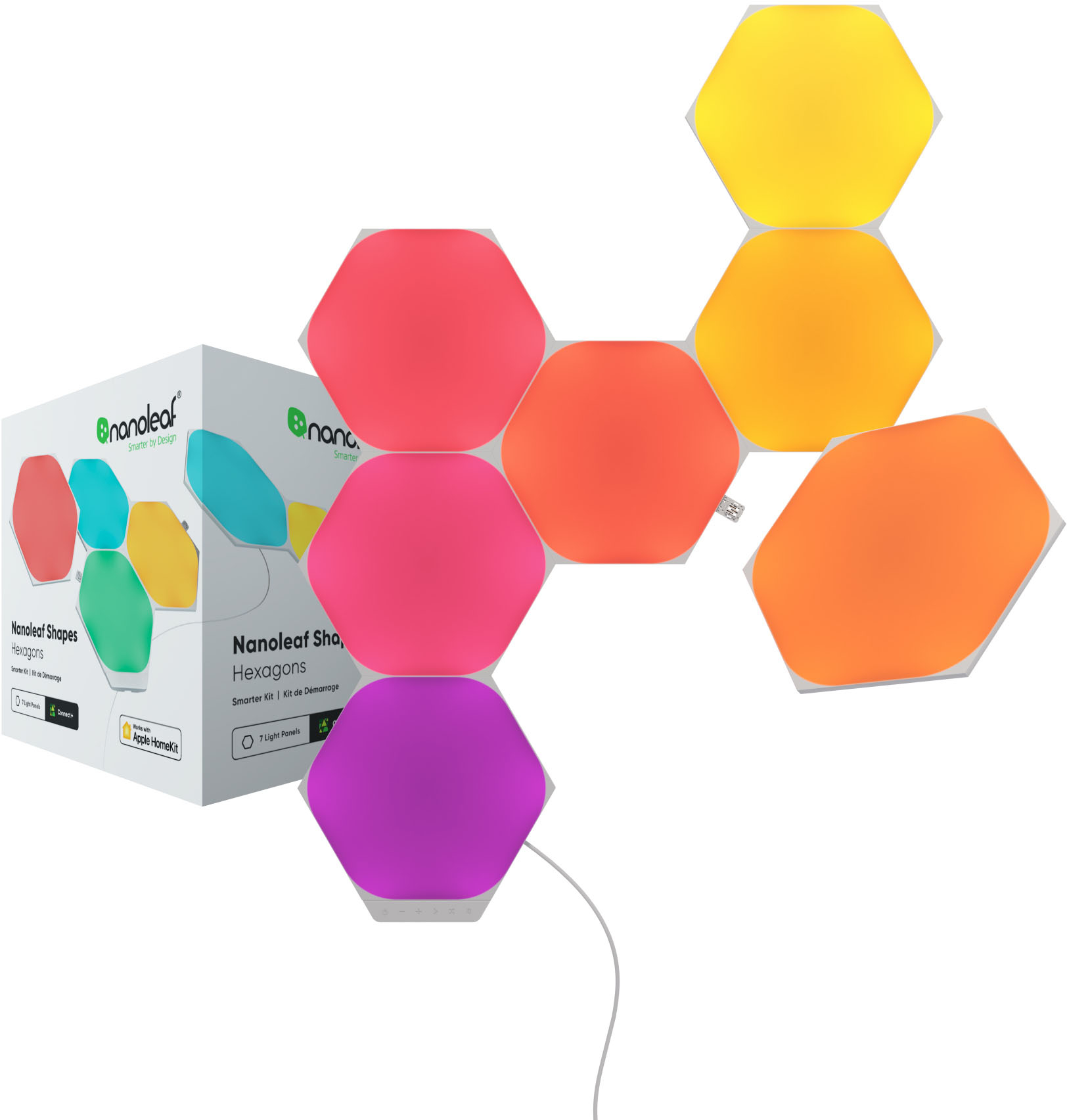 Nanoleaf Shapes Hexagons Starter Kit 5 Hexágonos Luminosos 