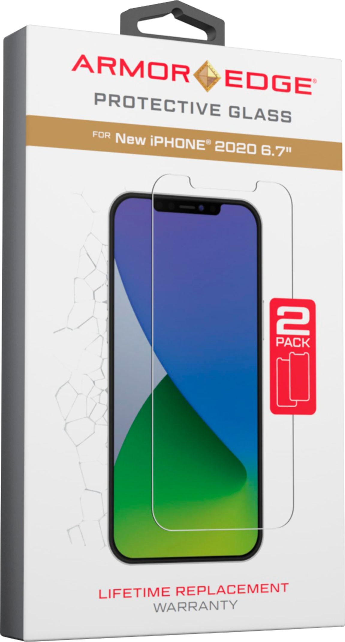 Best Buy: Armor Edge Glass Screen Protector for iPhone 12 Pro Max 