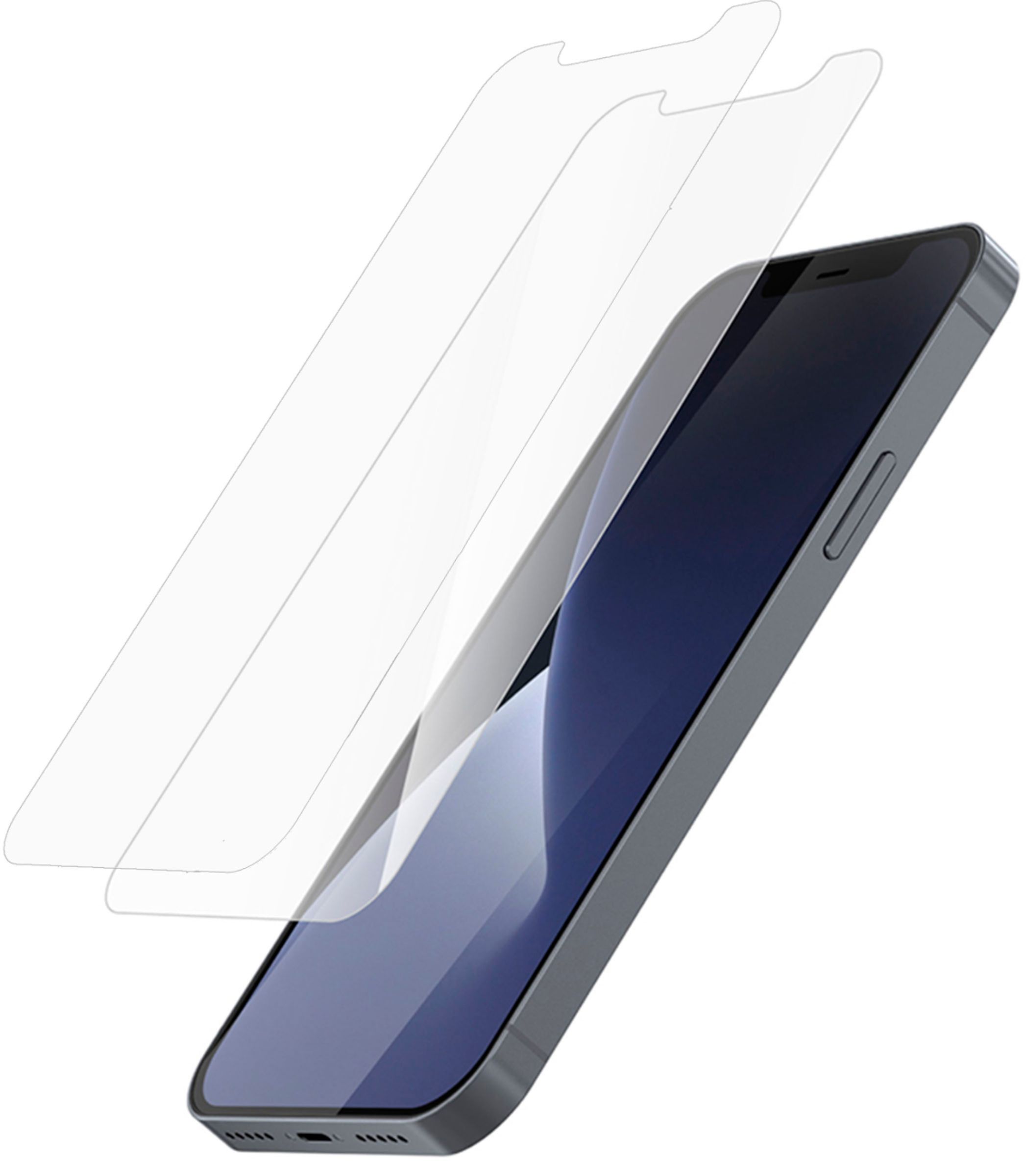 Angle View: SaharaCase - AirBoost Shield Carrying Case for Apple iPhone 12 mini - Transparent Black