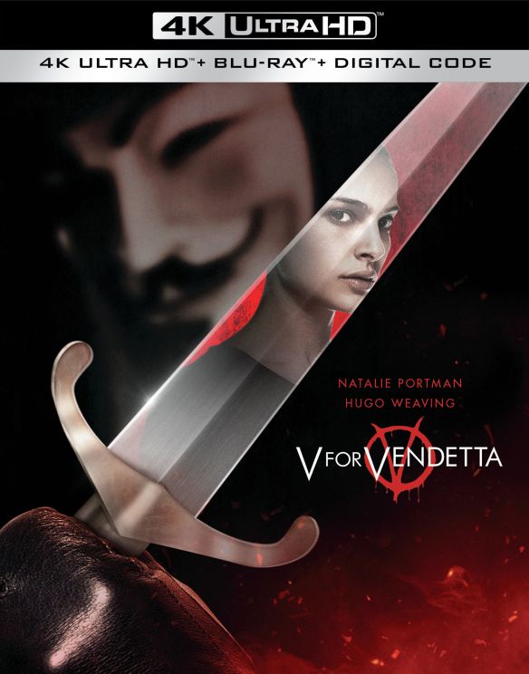 V for Vendetta [Includes Digital Copy] [4K Ultra HD Blu-ray/Blu-ray] [2006]