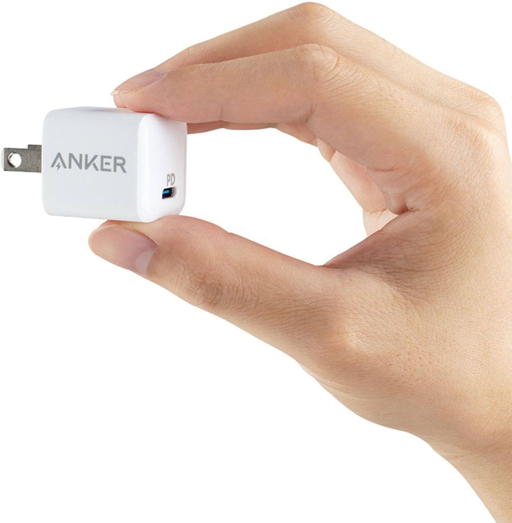 Alt View 11. Anker - PowerPort PD Nano 20W USB-C PD - White.