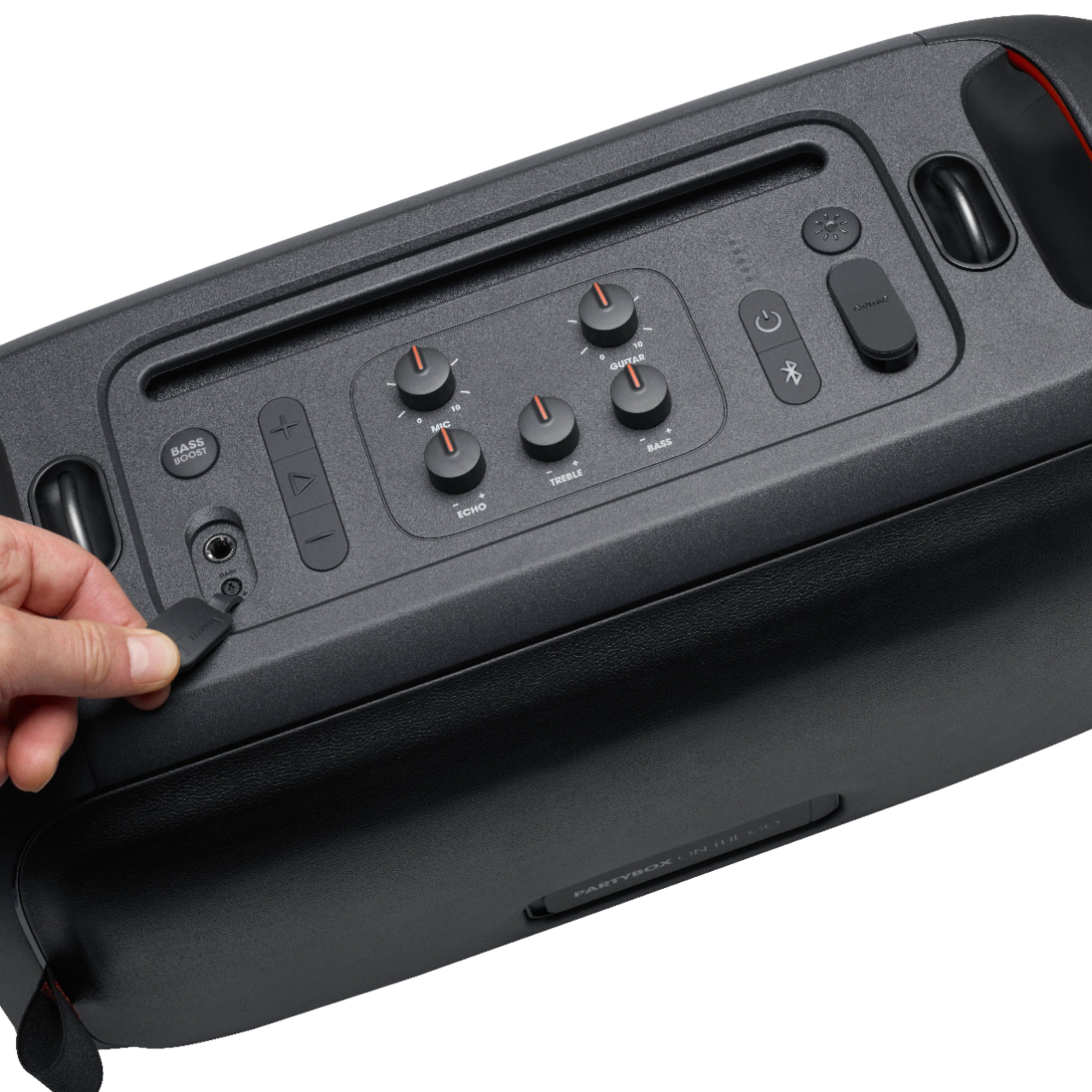 Alt View 17. JBL - PartyBox On-The-Go Portable Party Speaker - Black.