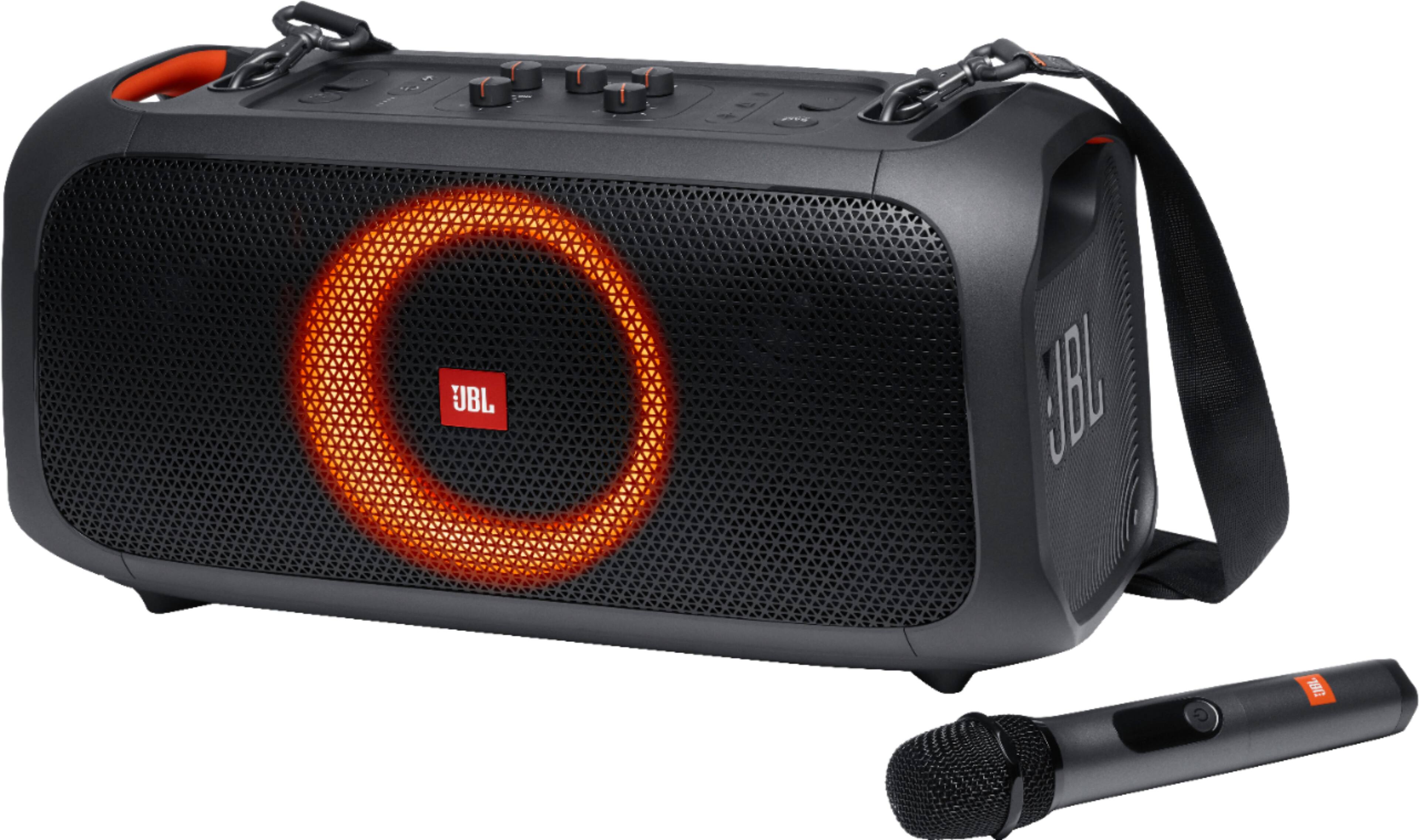 Alt View 20. JBL - PartyBox On-The-Go Portable Party Speaker - Black.