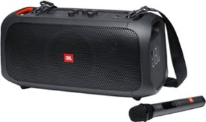 JBL - PartyBox On-The-Go Portable Party Speaker - Black - Angle_Zoom