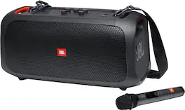 JBL - Refurbished Excellent - PartyBox On-The-Go Portable Party Speaker - Black