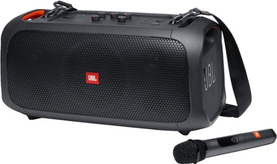 Angle Zoom. JBL - PartyBox On-The-Go Portable Party Speaker - Black.