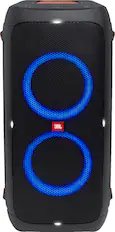 Front. JBL - PartyBox 310 Portable Party Speaker - Black.