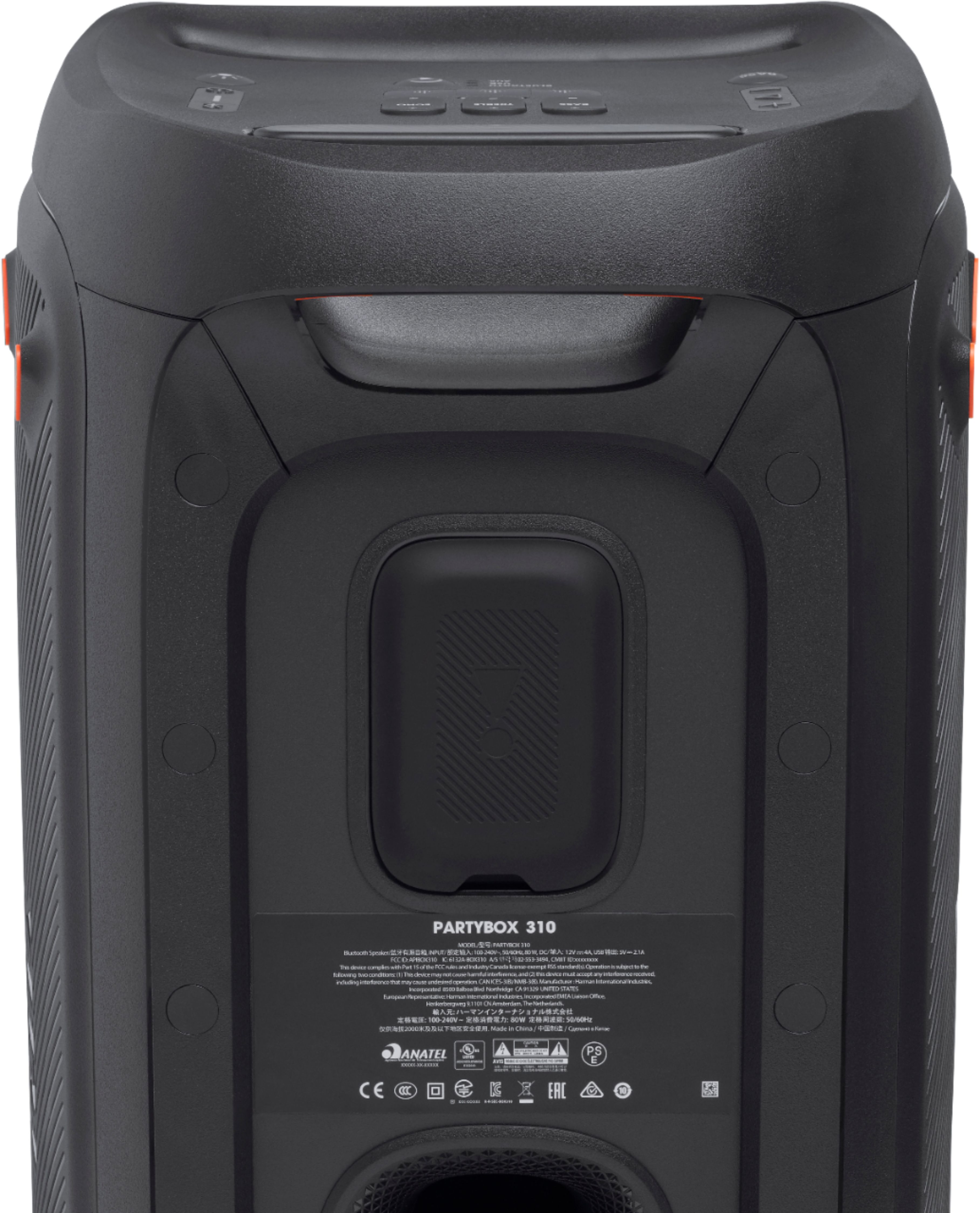 JBL PartyBox 310 Portable Party Speaker Black - JBLPARTYBOX310AM Buy Best