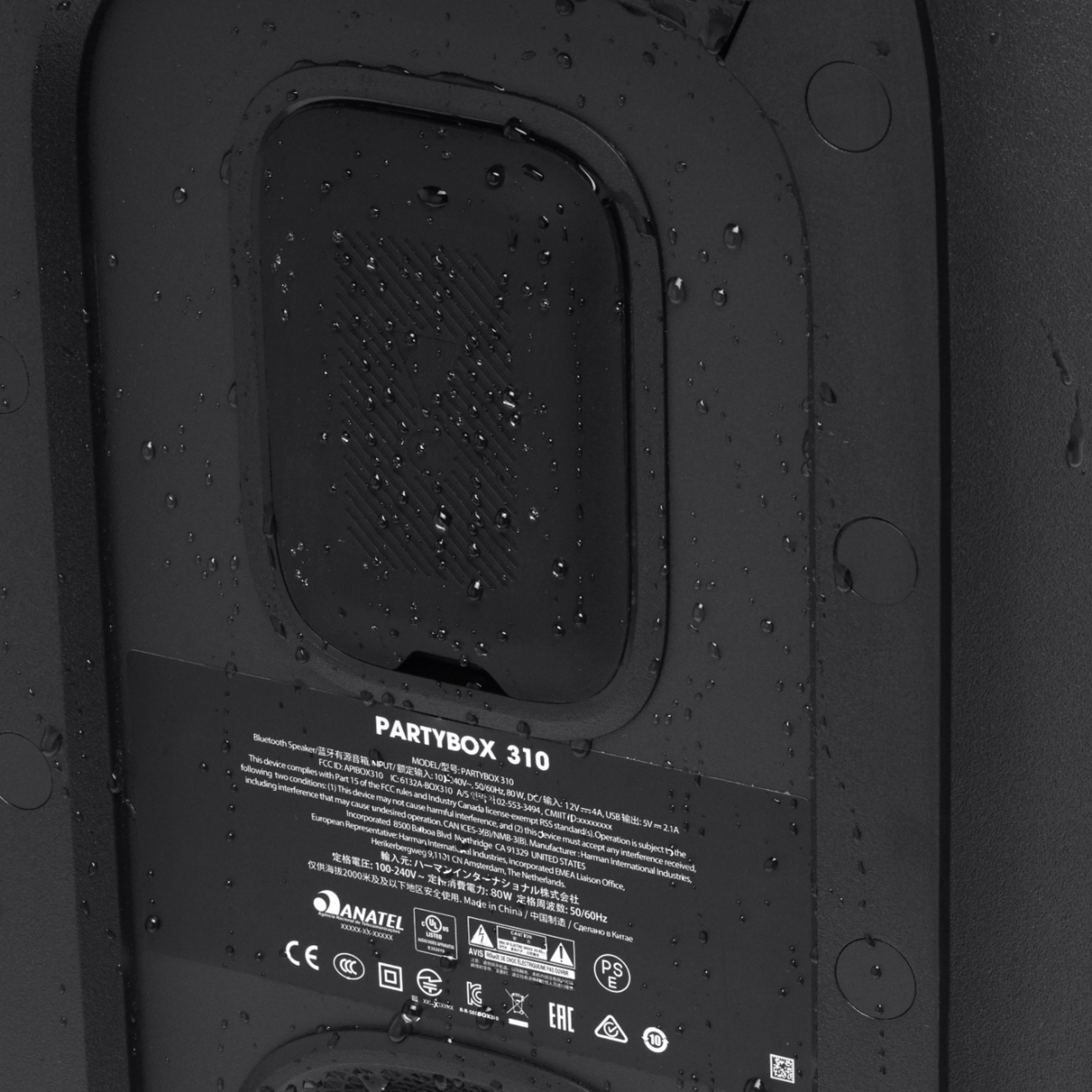 JBL PartyBox 310 Portable Party Speaker Black JBLPARTYBOX310AM 
