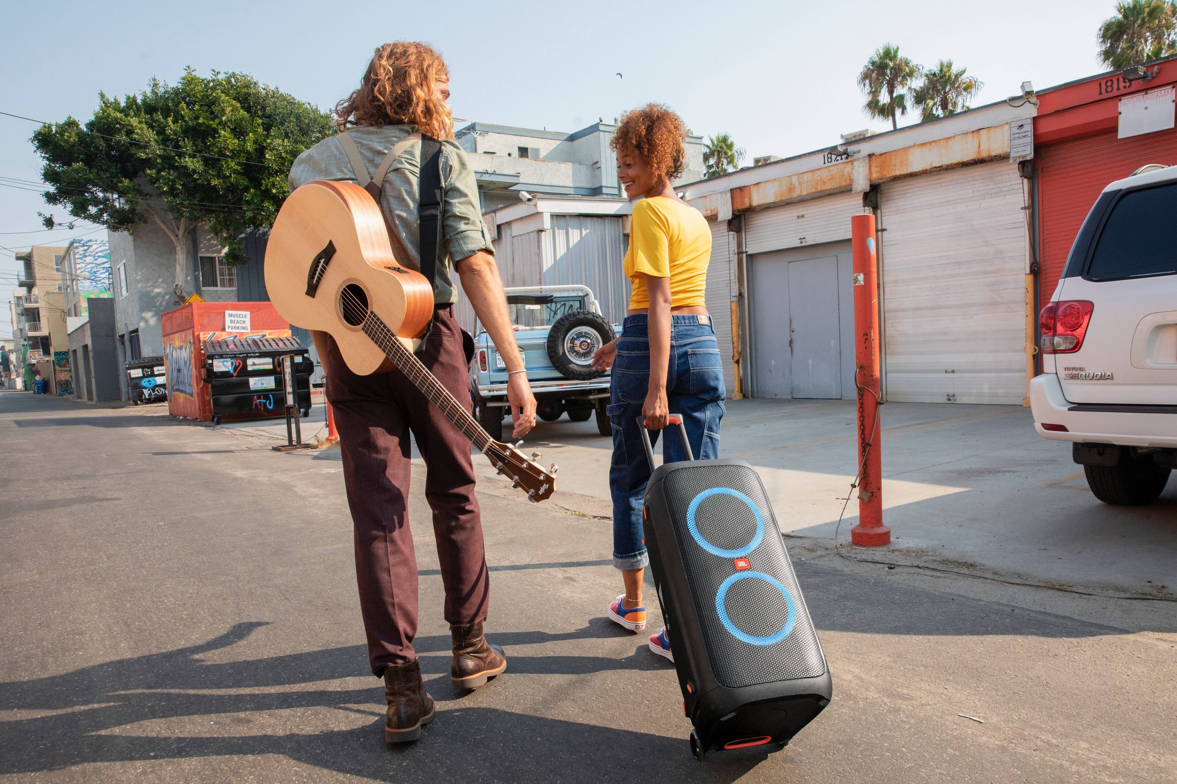 Alt View 30. JBL - PartyBox 310 Portable Party Speaker - Black.