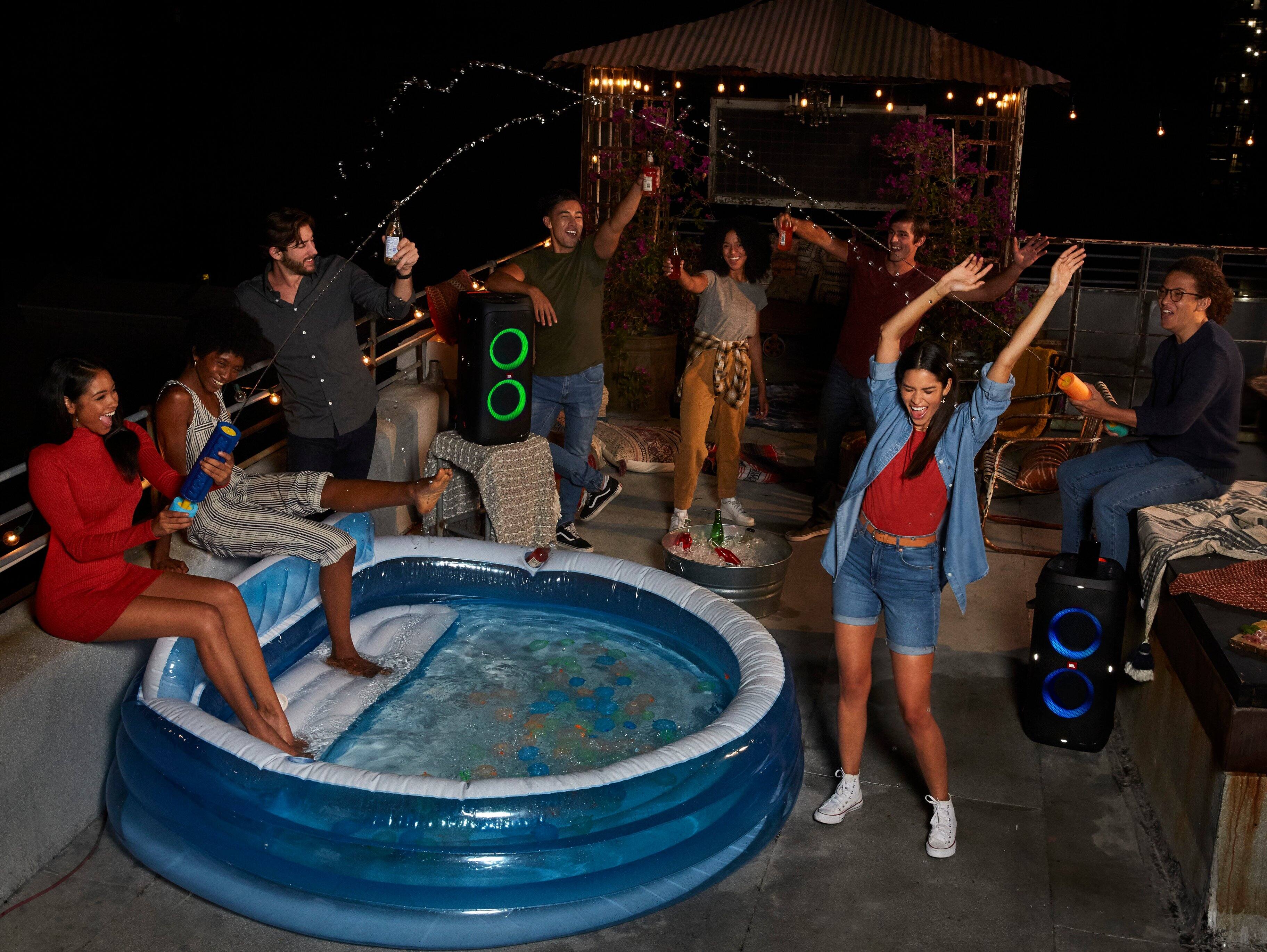 Alt View 33. JBL - PartyBox 310 Portable Party Speaker - Black.