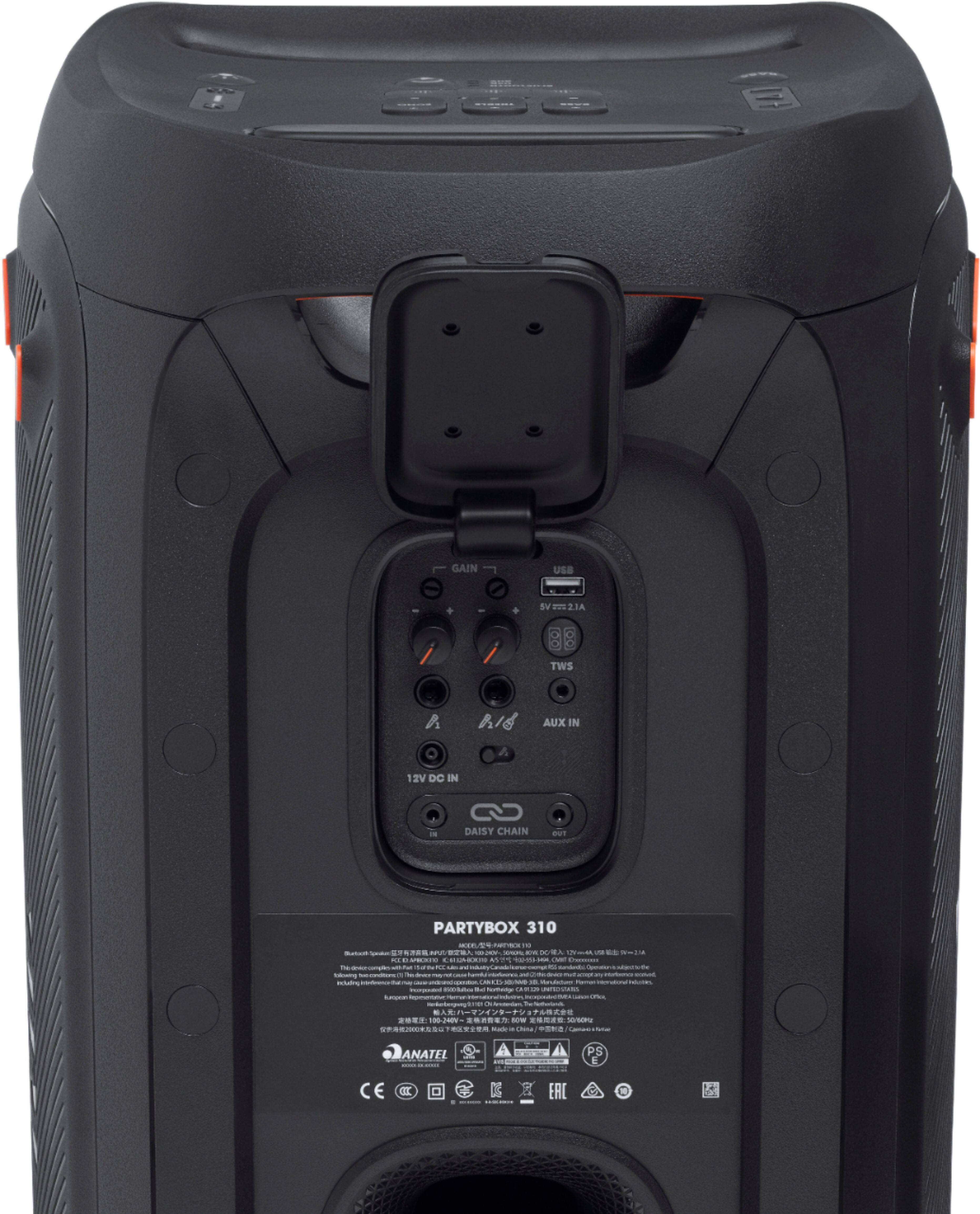 Questions And Answers JBL PartyBox 310 Portable Party Speaker Black 