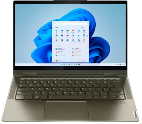 Front. Lenovo - Yoga 7i 2-in-1 14" Touch Screen Laptop - Intel Evo Platform Core i5 - 12GB Memory - 512GB Solid State Drive.