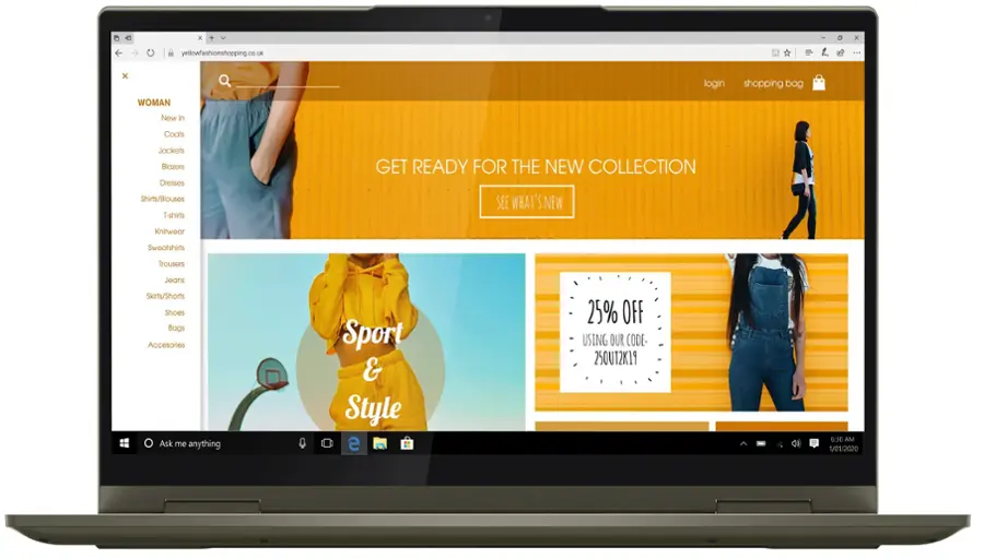 Alt View 4. Lenovo - Yoga 7i 2-in-1 14" Touch Screen Laptop - Intel Evo Platform Core i5 - 12GB Memory - 512GB Solid State Drive.