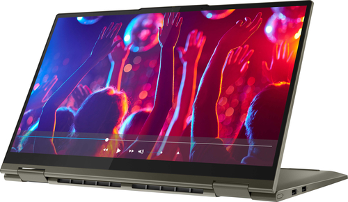 Lenovo - Yoga 7i 2-in-1 15.6" Touch Screen Laptop - Intel Evo Platform Core i7 - 12GB Memory - 512GB Solid State Drive - Dark Moss