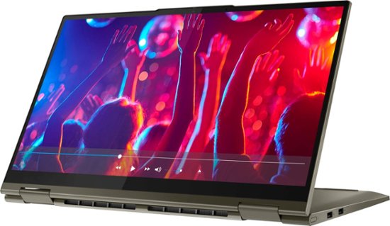 Lenovo - Yoga 7i 2-in-1 15.6" HDR Touch Screen Laptop - Intel Evo Platform Core i7 - 12GB Memory - 512GB Solid State Drive - Dark Moss