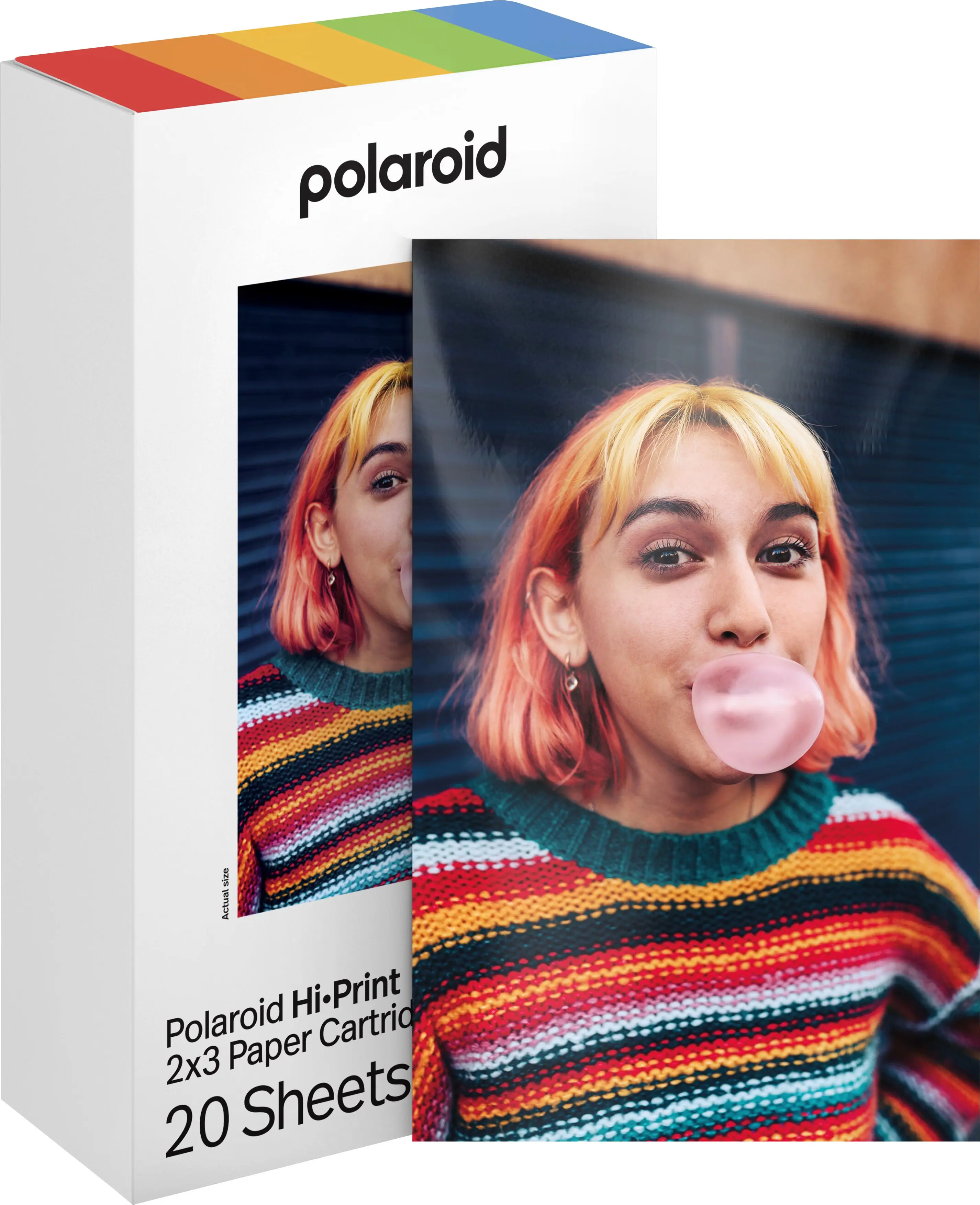 2 of Polaroid - Hi·Print 2x3 Paper Cartridge - 20 Sheets - White