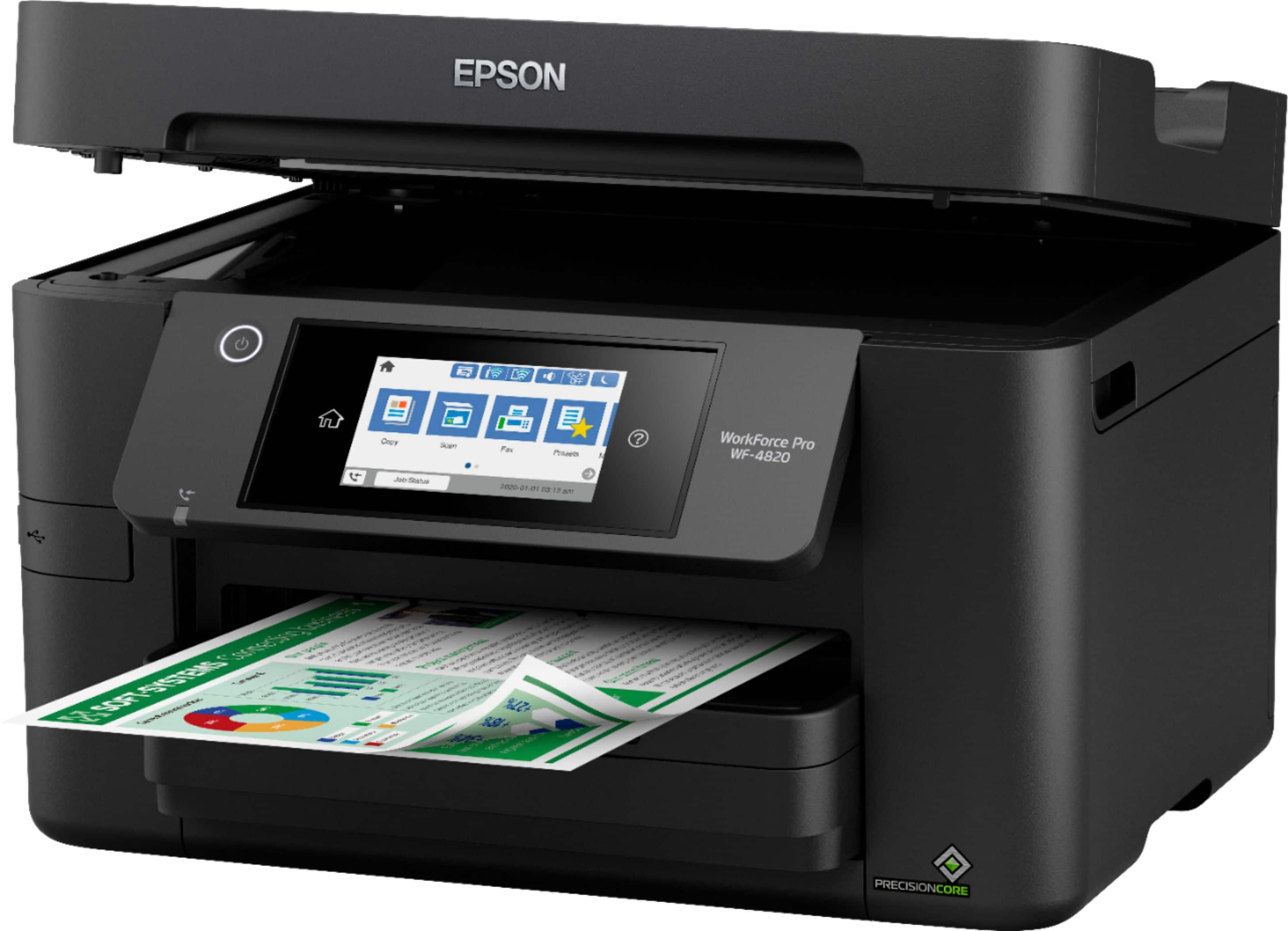 Alt View 13. Epson - WorkForce Pro WF-4820 Wireless All-in-One Printer - Black.