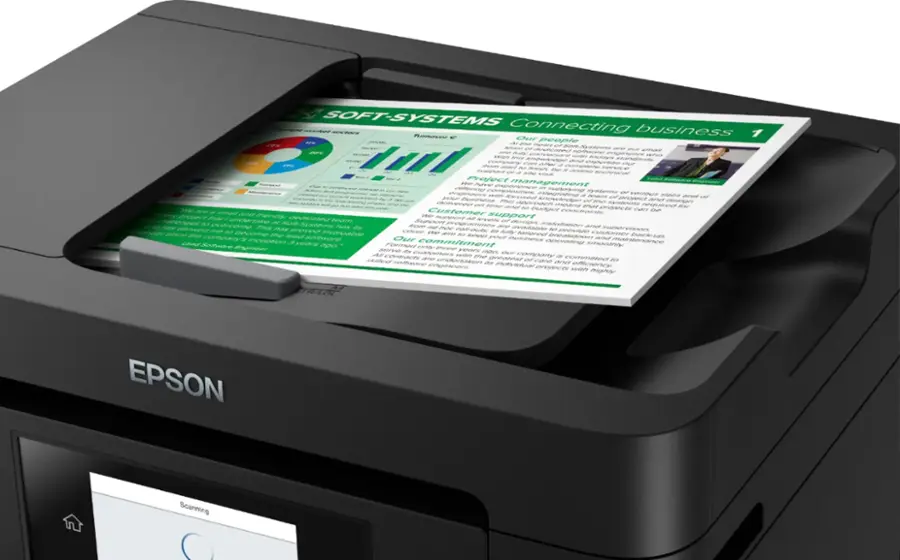 Alt View 15. Epson - WorkForce Pro WF-4820 Wireless All-in-One Printer - Black.