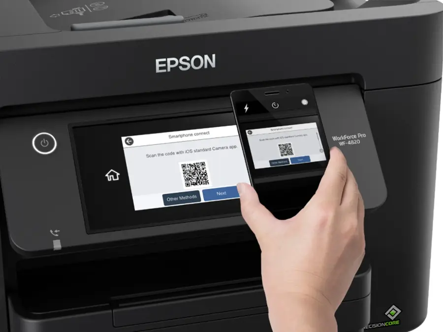Alt View 18. Epson - WorkForce Pro WF-4820 Wireless All-in-One Printer - Black.