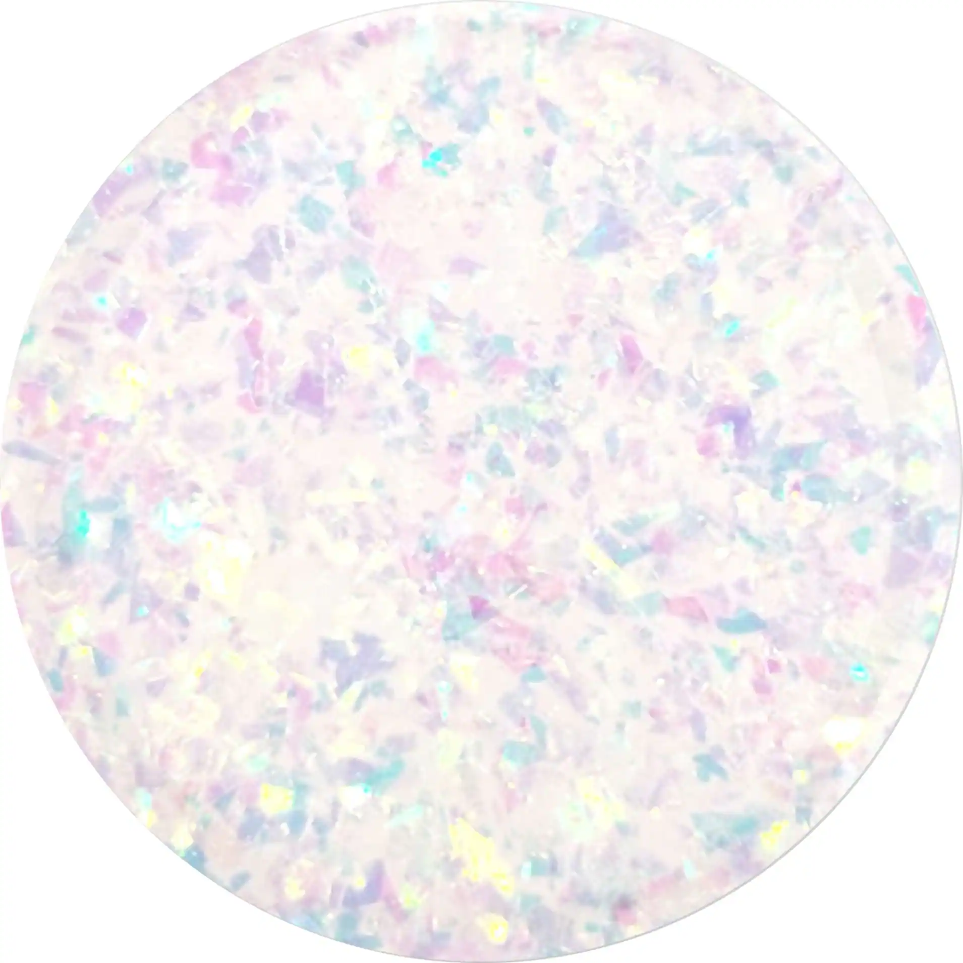 PopSockets - Adhesive PopGrip Universal Grip & Stand for Cell Phones - Iridescent Confetti White