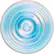 Front. PopSockets - PopGrip Premium Cell Phone Grip and Stand - Ripple Opalescent Blue.