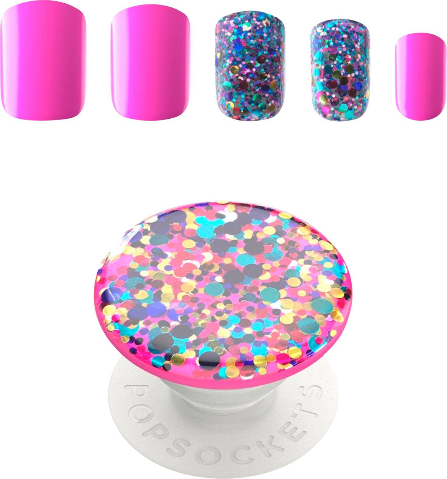 thumbnail image 2 of PopSockets Grip With Swappable Top For Cell Phones, PopGrip Magenta... 2 of 11