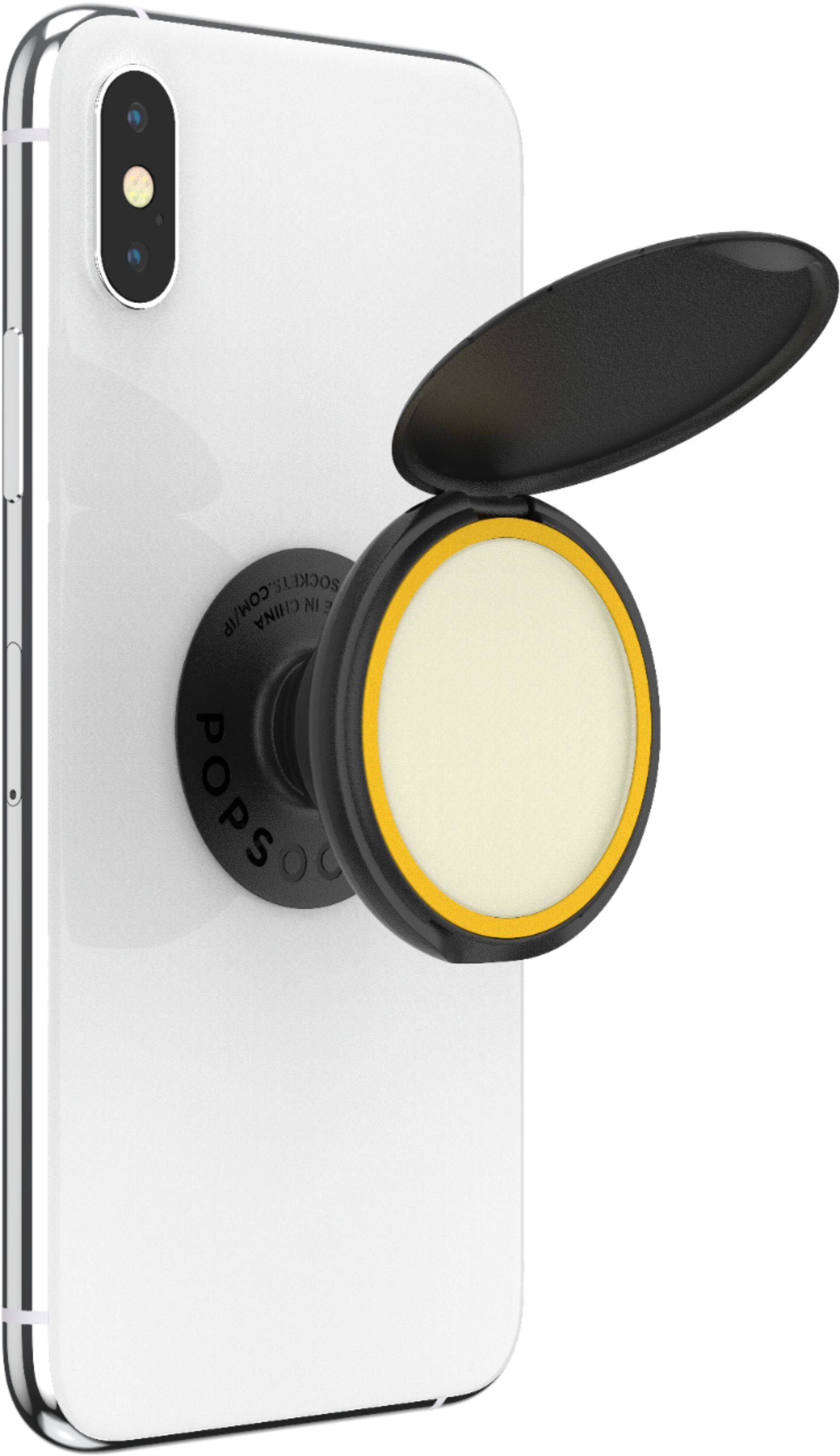 Alt View 16. PopSockets - PopGrip Lips X Burt's Bees for Most Cell Phones - Night Hive.