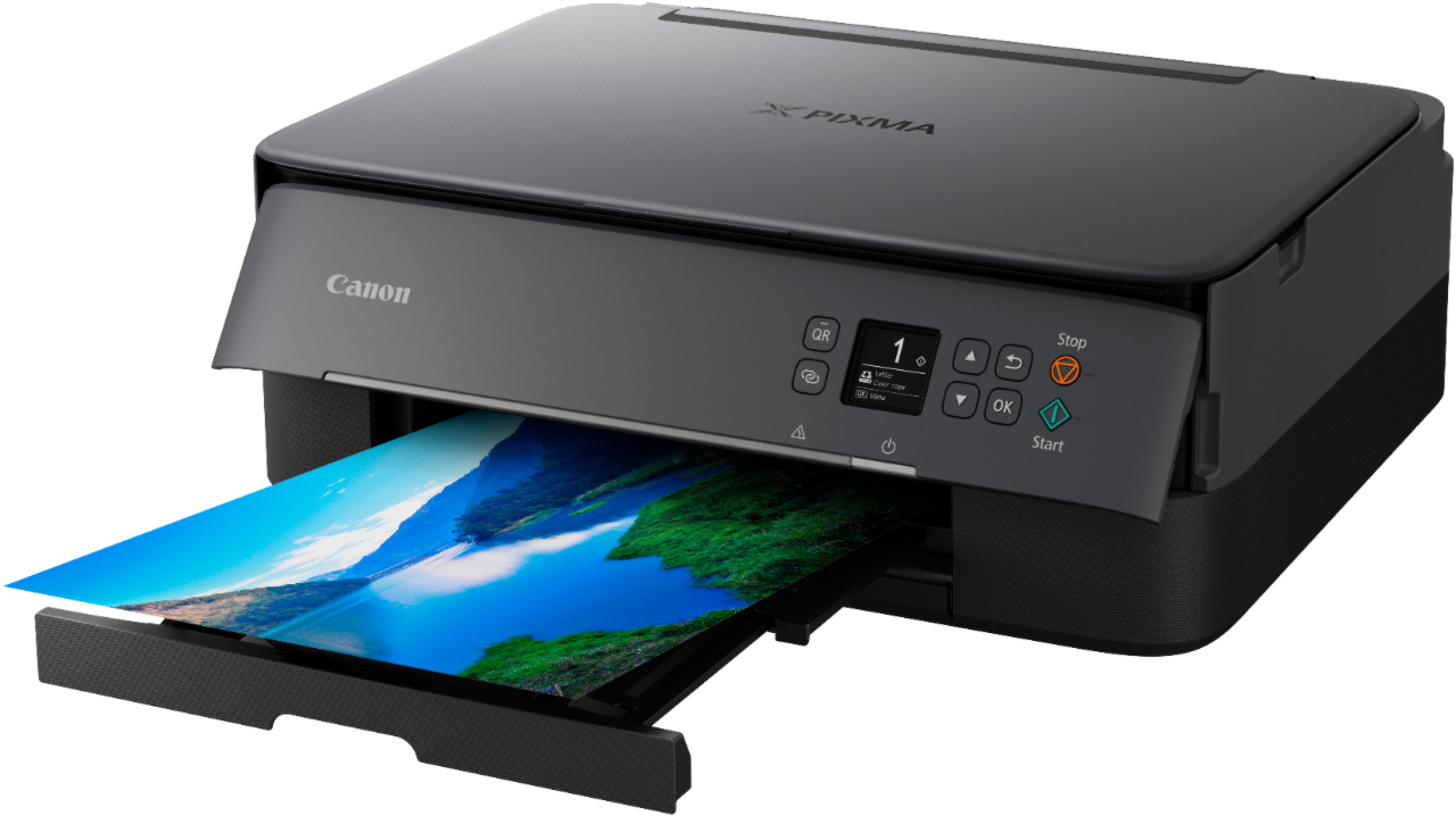 Renewed Black Canon TS6420 All-In-One Wireless Printer