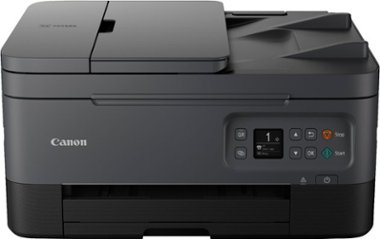 Canon - Pixma TR7020 Wireless All-In-One Inkjet Printer - Black - Front_Zoom