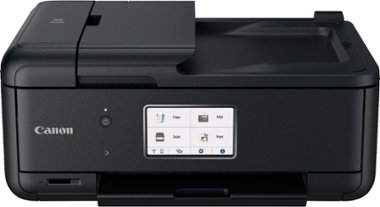 Canon - Pixma TR8620 Wireless All-In-One Inkjet Printer with Fax - Black - Front_Zoom