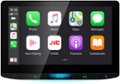 Front. JVC - 10.1" Full HD Screen - Android Auto/Apple® CarPlay™ - Universal Double Din Fit  Digital Media Receiver - Black.