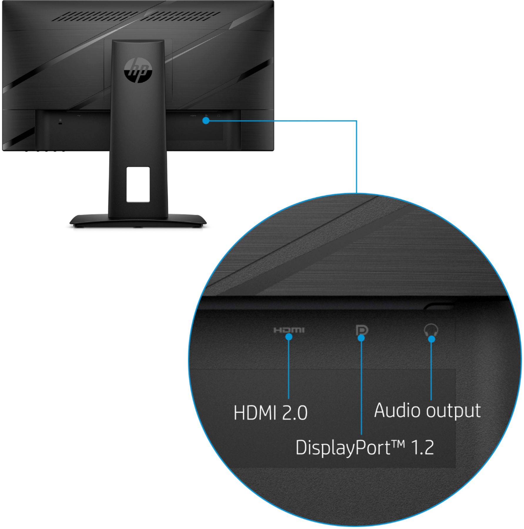 HP - X24ih 23.8" IPS LED FHD FreeSync Premium Monitor (DisplayPort