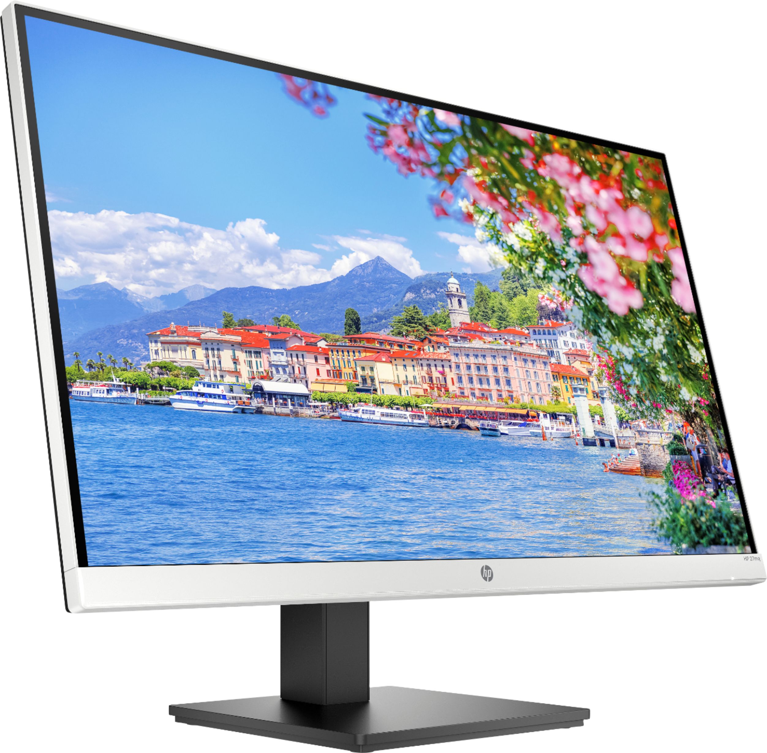 HP 27 IPS LED FHD FreeSync Monitor with Adjustable Height (HDMI, VGA)  Silver & Black M27h - Best Buy