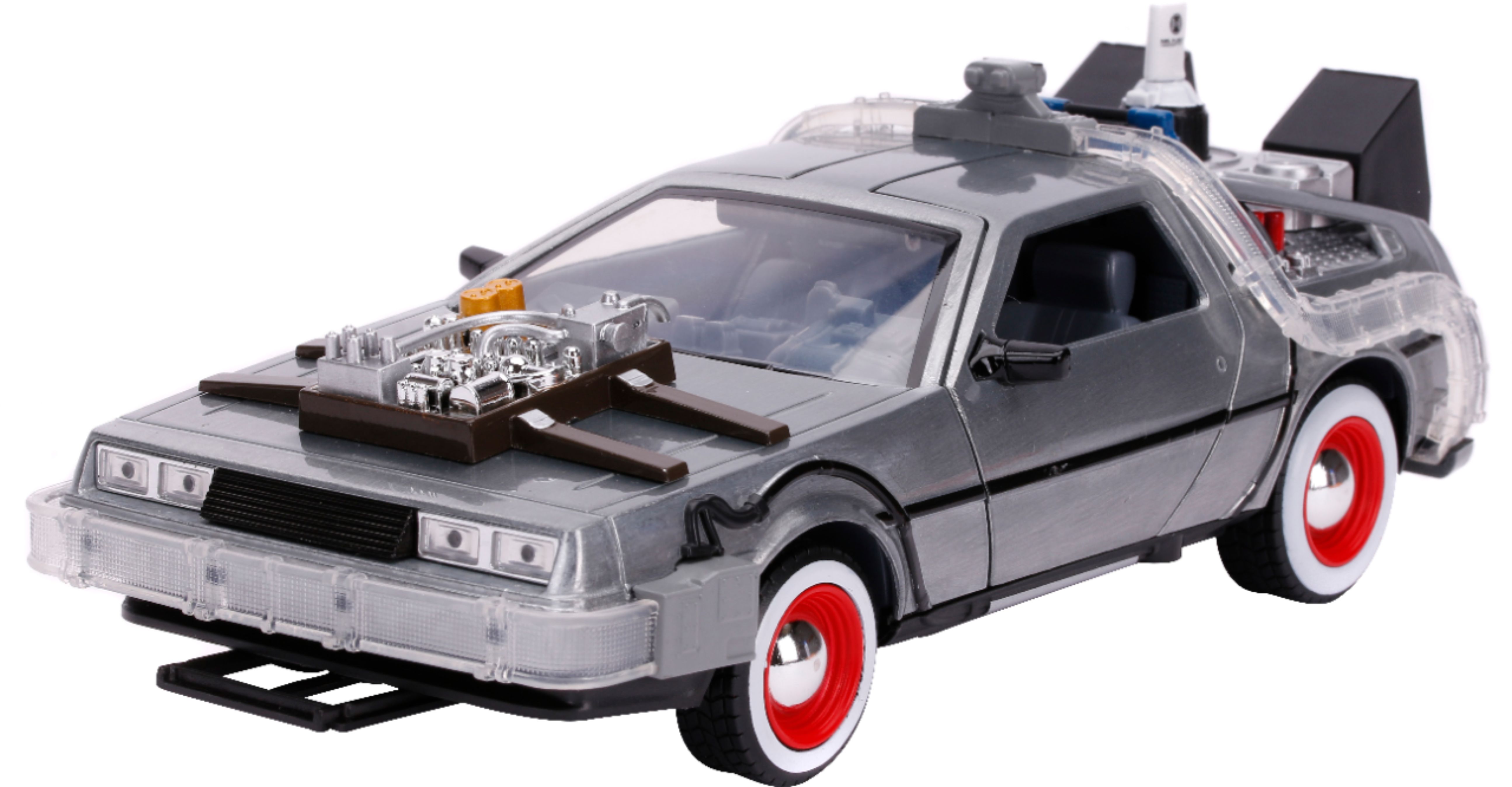 Jada Hollywood Rides Back to the Future II Time Machine w/Light 1/24 Scale