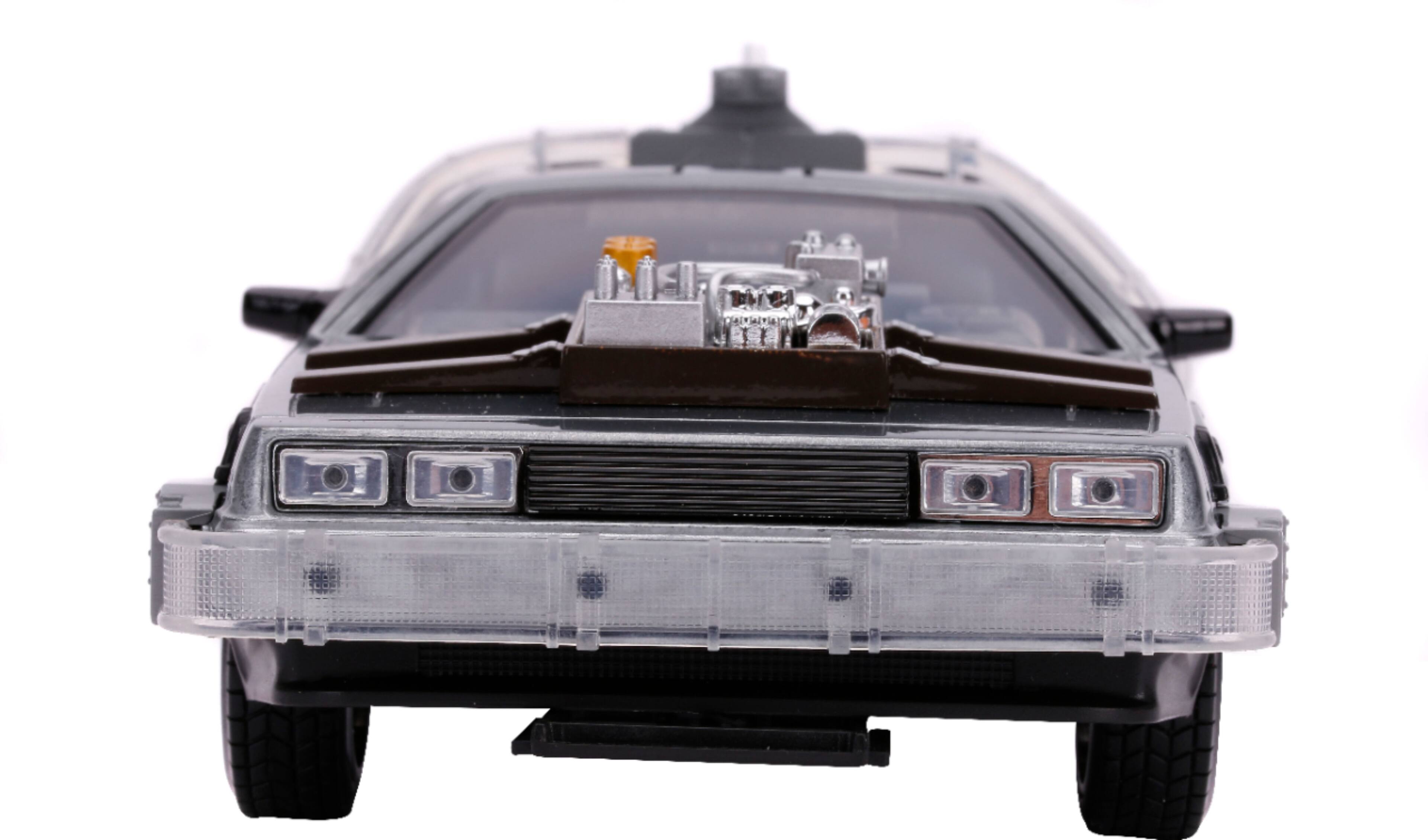Alt View 11. Jada - Hollywood Rides 1:24 Diecast - Back to the Future Time Machine.