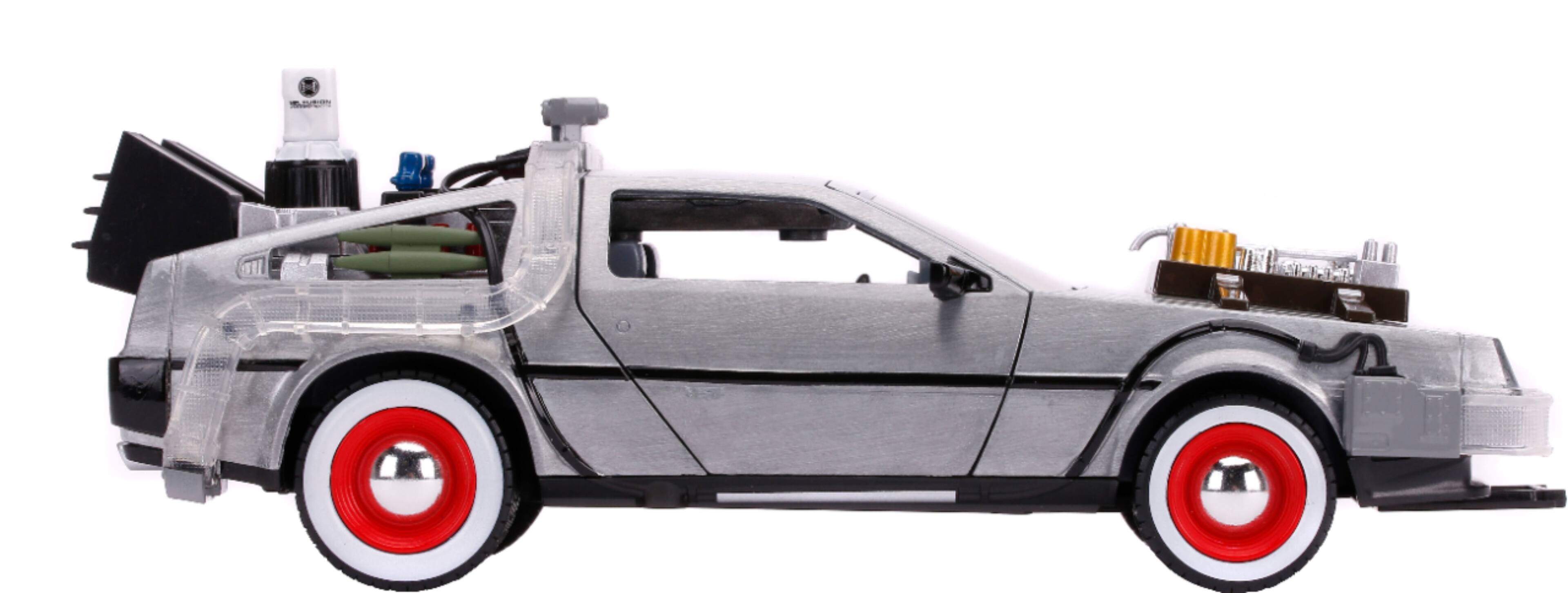 Alt View 13. Jada - Hollywood Rides 1:24 Diecast - Back to the Future Time Machine.